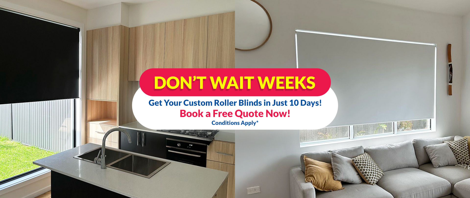 Roller Blinds in 10 Days